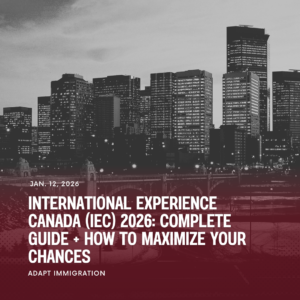 Scenic urban view of Canada, reflecting career and work experience possibilities through the IEC 2026 program.