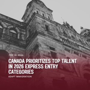 Canadian government building in Ottawa, representing federal immigration and Express Entry administration