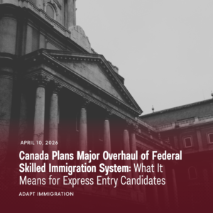 High-skilled immigration Canada 2026 Express Entry system update