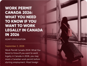 Work Permit Canada 2026